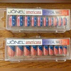 Jonel Americana Naturally Fitting Artificial Nails 2 Sets of 20 Nails Each